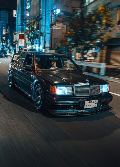 MERCEDES 190 E 2.5-16 EVO II Mercedes Evo 2, Mercedes 190 Evo, 190e Evo, W201 190e, Mercedes W201, Streets Of Tokyo, Old Mercedes, Midnight Club, Mercedes Benz 190e