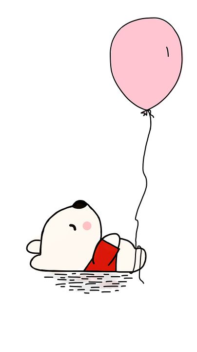 Bear Balloon Napping - Free image on Pixabay Balon Aesthetic, Girl Holding Balloons, Holding Balloons, Cartoon Drawings Of People, Cartoon Drawings Disney, Cartoon Drawing Tutorial, Easy Cartoon Drawings, Princess Drawings, Cartoon Girl Drawing