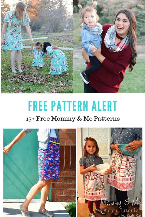 Floor Printable, Mommy And Me Dress, Sewing Paterns, Free Printable Sewing Patterns, Apron Tutorial, Holiday Aprons, Modern Sewing Patterns, Printable Sewing Patterns, Mommy And Me Dresses