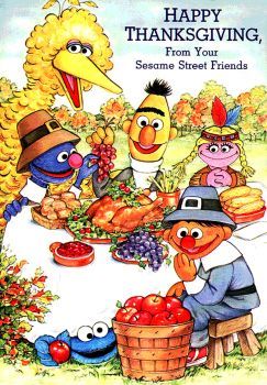 Sesame street Thanksgiving (140 pieces) Thanksgiving Card, Thanksgiving Cards, Sesame Street, Happy Thanksgiving, Handmade Wooden, Jigsaw Puzzle, Jigsaw Puzzles, Find It, Holiday Cards