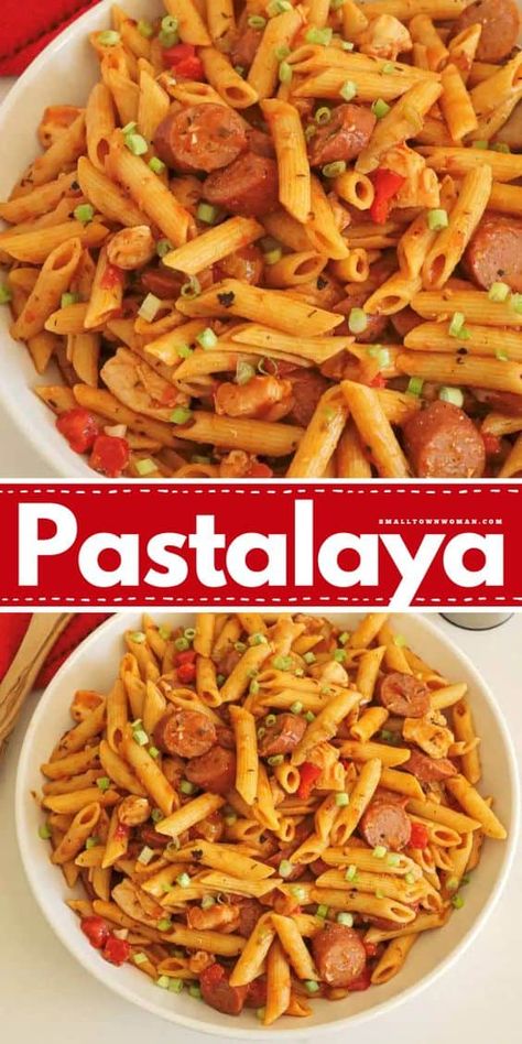 Andouille Sausage Pasta, Jambalaya Pasta Recipe, Pastalaya Recipe, Beef Sausage Recipes, Andouille Sausage Recipes, Jambalaya Pasta, Cajun Sauce, Cajun Pasta, Sausage Dishes