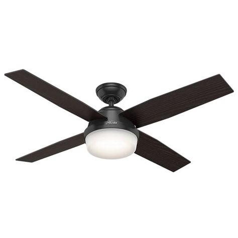 Angled Ceilings, Contemporary Fan, Brushed Nickel Ceiling Fan, 52 Inch Ceiling Fan, Hunter Fans, Bronze Ceiling Fan, Black Ceiling Fan, Hunter Fan, Outdoor Fan