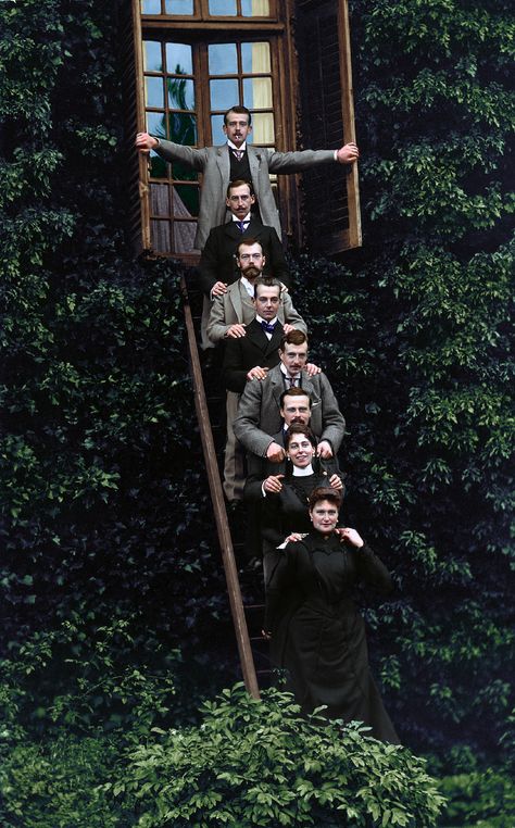 In Darmstadt, 1899.  From the top: Grand Duke Boris Vladimirovich of Russia,   Prince Nicholas of Greece and Denmark, Emperor Nicholas II of Russia, Grand Duke Andrei Vladimirovich of Russia (?),... Nicholas Ii Of Russia, Alexei Romanov, Nicolas Ii, Grand Duchess Olga, House Of Romanov, Alexandra Feodorovna, Romanov Dynasty, Tsar Nicholas Ii, Russian Culture