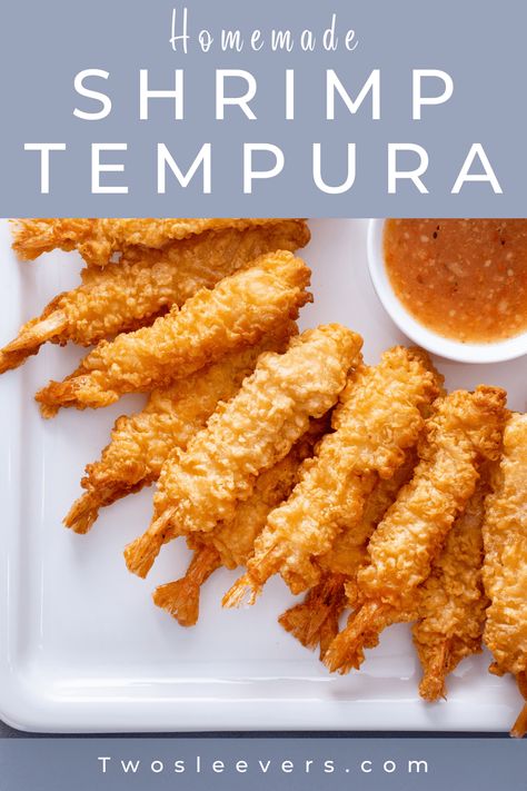 Tempura Prawns Plating, Tempura Fish Batter, Tempura Batter Shrimp, Air Fried Tempura Shrimp, Tempura Fried Shrimp, Tempura Prawns Recipe, How To Make Tempura Shrimp, Diy Tempura Batter, Homemade Shrimp Tempura Sushi