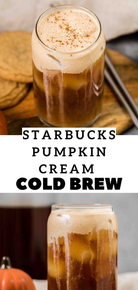 Frother Recipes, Starbucks Pumpkin Cream Cold Brew, Decadent Cheesecake, Pumpkin Cream Cold Brew, Recipe Cheesecake, Cream Cold Brew, Nespresso Recipes, Bouchon Bakery, Cold Brew Recipe