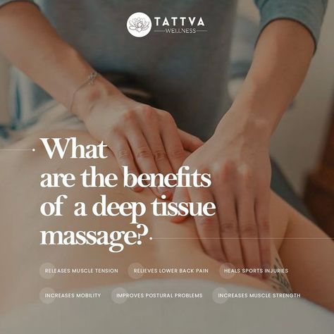 Benefits of deep tissue massage Deep Tissue Massage Benefits, Reduce Cortisol, The Therapist, Massage Business, Massage Benefits, Sports Injury, Massage Techniques, Deep Tissue Massage, Low Back Pain