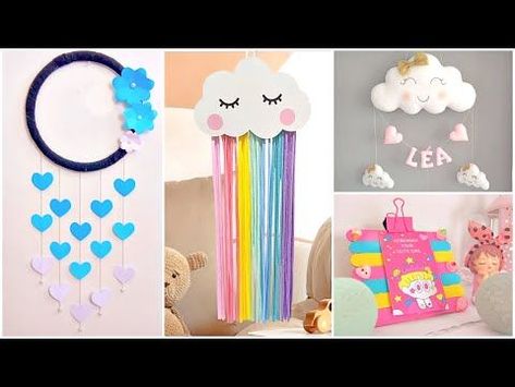 10 Easy PAPERCRAFT Ideas for Beginners | DIY PAPERCRAFT Projects to Try Today Diy Wall Decor For Bedroom Easy Paper, Cheap Room Decor Ideas Diy, Easy Diy Room Decor Wall Art Craft Ideas Bedroom, Diy Girls Room Decor, Cute And Easy Crafts, Diy Room Decor For Girls, Kawaii Ideas, Paper Room Decor, Wings Painting