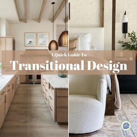 A Quick Guide To Transitional Design Organic Transitional Design, Transitional Condo Interior Design, Master Bedrooms Decor Transitional Modern, Interior Design Modern Traditional, Transitional Style Furniture, Transitional Furniture Living Room, Transitional Sunroom Ideas, Modern Farmhouse Transitional Living Room, Transitional Traditional Bedroom