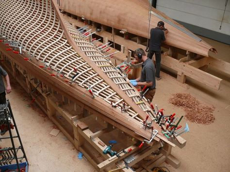 the beautiful craftsmanship of wooden boat building Classic Wooden Boats, Classic Sailing, Wooden Boat Building, Build Your Own Boat, Diy Boat, Boat Projects, Boat Building Plans, Boat Kits, Vintage Boats