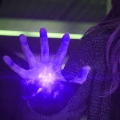 Purple Energy Powers, Telekinesis Aesthetic Purple, Shifting Realities Aesthetic, Purple Powers, Violet Magic, Amethyst Witch, Lavender Witch, Dr Marvel, Purple Lightning