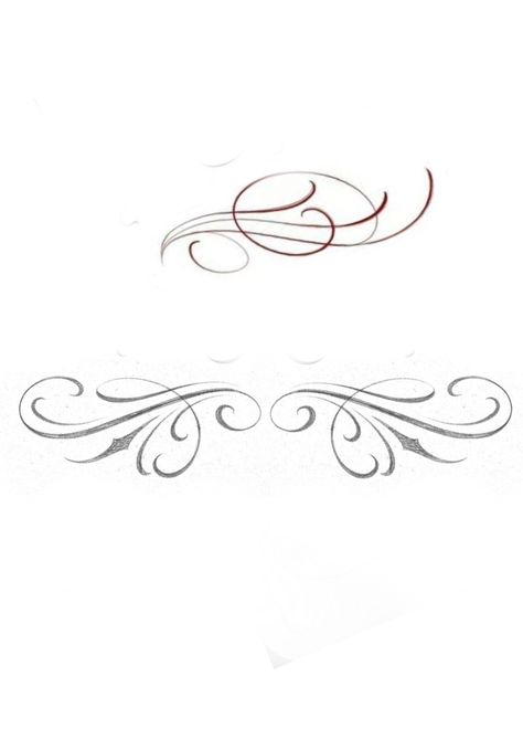 Swirl Design Tattoo, Fancy Writing Tattoo, Small Filigree Tattoo, Negative Shading Tattoo Letters, Chicano Script Tattoo, Calligraphy Tattoo Ideas, Round Tattoo Ideas, Filigree Tattoo Designs, Filigree Outline