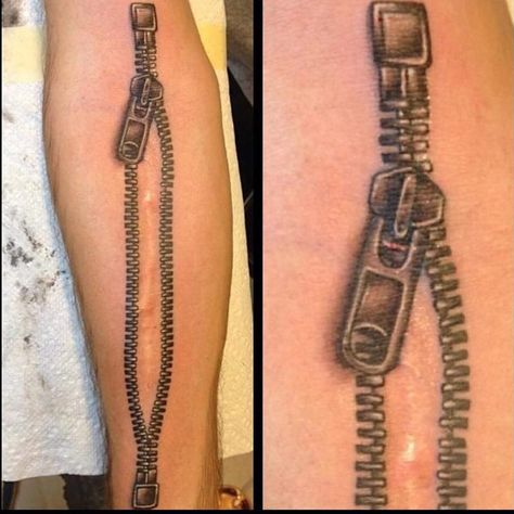 Zipper Tattoos, Zipper Tattoo, Zipper Drawing, Flesh Tattoo, Heart Tattoo Ideas, Modern Tattoo Ideas, Tattoo Over Scar, Chest Tattoo Ideas, Tattoo Design Hand