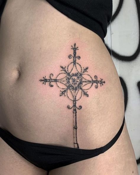 Goth Tattoo, Sigil Tattoo, Nail Tattoo, No Rain, Aesthetic Tattoo, Dream Tattoos, Cross Tattoo, Dope Tattoos, Simplistic Tattoos