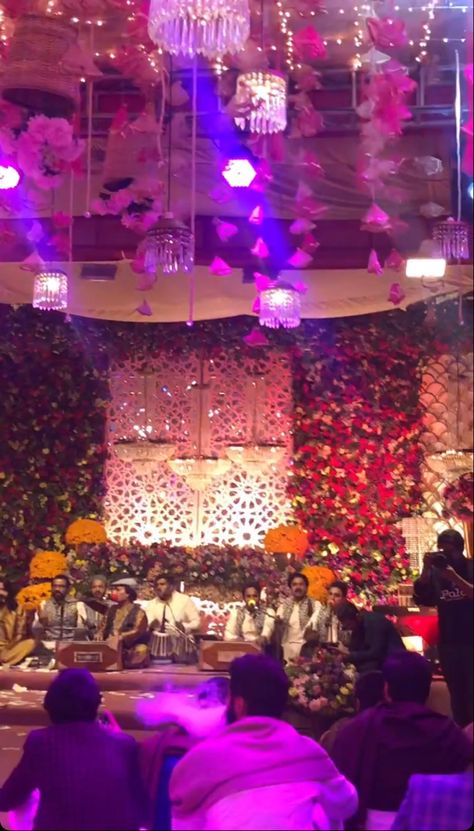 Qawali Night Aesthetic, Qawali Aesthetic, Qawali Night Snaps, Qawwali Aesthetic, Qawali Night Decor, Qawwali Night, Pakistan Aesthetic, Qawali Night, Reception Decoration Ideas