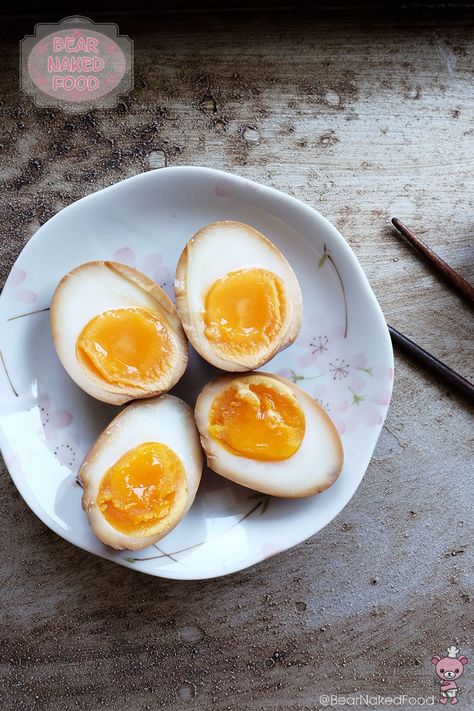 Boiled Eggs Recipes Breakfast, Shoyu Tamago, Tamago Recipe, Boiled Eggs Recipes, Soy Sauce Egg, Thai Basil Pork, Onsen Tamago, Marinated Eggs, Soy Sauce Eggs