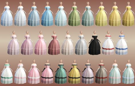 Sims 4 Cc 1800s Clothes, Regency Era Sims 4 Cc, Sims 4 1860 Cc, Sims 4 1810s Cc, Sims 4 1850s Cc, 1800s Dresses, Night At The Opera, 1980s Barbie, Victorian Gentleman