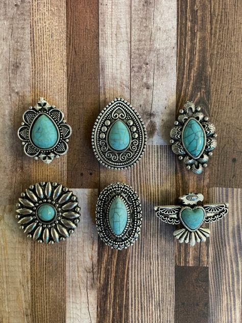 Super cute metal and turquoise croc charms!! 6 styles available for sale $4 each! #crocs #croccharms #western western fashion #turquoise League City Texas, Turquoise Charm, Happy To Meet You, Croc Charms, Diamond Charm, Cute Charms, Im Happy, Handmade Shop, To Meet