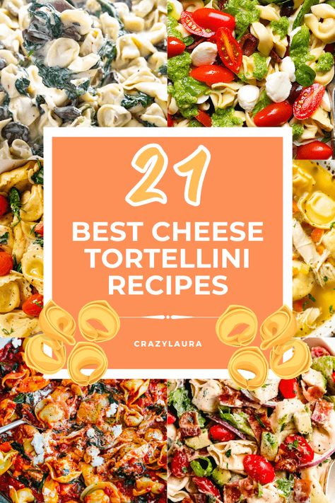 Tortellini Cheese Recipes, East Tortilini Recipe, Cheese Tortellini Appetizer Recipes, Tortellini Dishes Dinners, Recipes That Use Cheese Tortellini, Packaged Tortellini Recipes, Costco Cheese Tortellini Recipes, Dinner With Cheese Tortellini, Cheap Tortellini Recipes