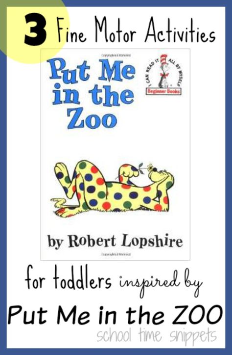 30 Storybook Inspired Fine Motor Activities | School Time Snippets Zoo Activities Preschool, Zoo Lessons, Zoo Animal Activities, Preschool Zoo Theme, Zoo Preschool, Zoo Phonics, Zoo Crafts, Zoo Book, Zoo Activities