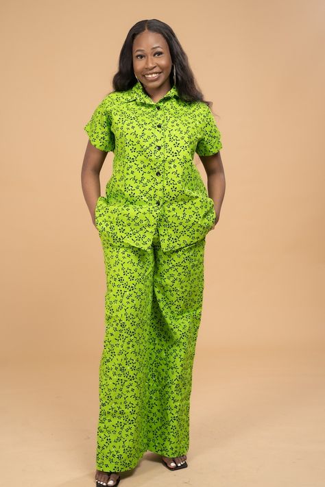 Ammy Ankara Shirt, Crop Top, Short Sleeve Mixed Print Women Shirt - Etsy UK Ankara Short Trouser And Top, Ankara Shirt And Trouser For Women, Trouser And Top Ankara Styles, Ankara Trousers And Top For Women, Ankara Trouser And Top, Shirt And Trousers Women, Ankara Shirt, Ankara Trousers, Dress African Print