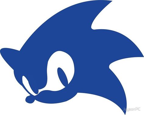 Sonic Logo, Sonic, Blue