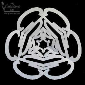 Cindy deRosier: My Creative Life: Six-Sided Name Snowflake Name Snowflakes, Name Art Projects, Catholic Schools Week, Disney Names, Shape Names, Paper Snowflakes, Winter Art, Christmas Games, Kirigami