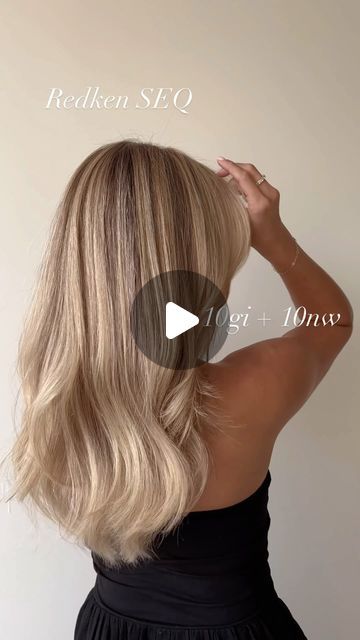 Maddie Enos on Instagram: "•The epitome of an effortless blonde•  Haircut @malcolmcleavoncuts   Root melt @redkenpro SEQ 6N+6GI+7NB All over tone @redkenpro SEQ 10GI+10NW  #livedinblonde #behindthechair #colorbymaddie #redkenpro #effortlessblonde #hairgoals #bouncyhair" Melted Roots Blonde, Root Melt Blonde, Blonde Haircuts, Bouncy Hair, Toner, Hair Goals, Hair Inspo, Blonde, Hair Cuts