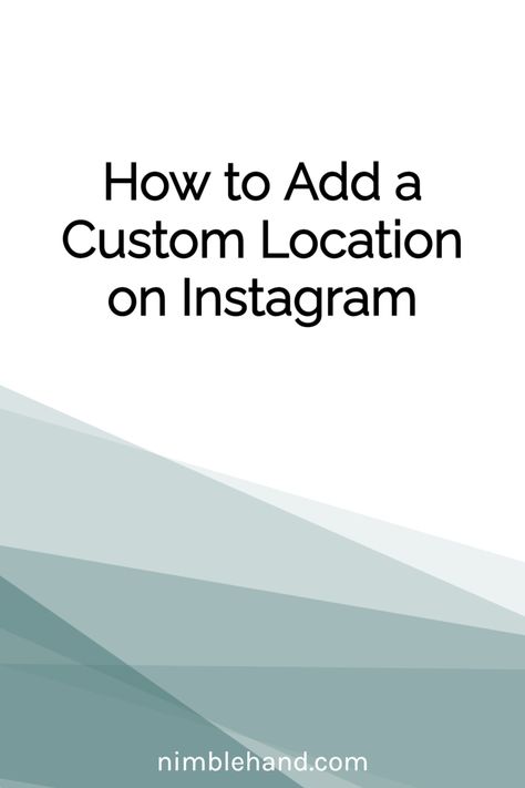 How to Add a Custom Location on Instagram Add Location Instagram Ideas, Cute Instagram Locations Tag, Instagram Locations, Using Instagram, Running A Business, Facebook App, Instagram Tags, Social Media Tips, A Business