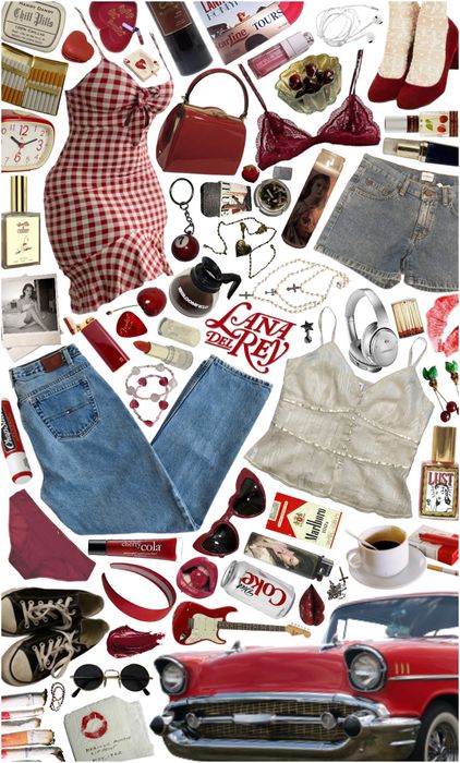 Americana Aesthetic Outfit | ShopLook New Americana Aesthetic, Red Aesthetic Fashion, Americana Aesthetic Outfit, Vintage Americana Fashion, Vintage Americana Aesthetic, Americana Outfits, Americana Aesthetic, New Americana, America Outfit