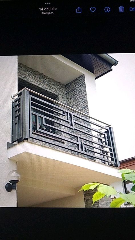 Home Decor Metal Window Balcony Grill Design Interior Design Modern Railing Design Balconies, Terrace Metal Railings, Welding Grill Design, Parapet Grill Design, Reling Design Iron, Steel Grill Design Balcony, Balcony Railing Design Modern Steel, Balcony Railing Design Outdoor, Steel Railing Design Balconies