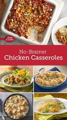 Chicken Food Recipes, Chicken Casseroles, Betty Crocker Recipes, Breakfast And Brunch, Easy Dinner Recipe, Chicken Food, Chicken Casserole, Betty Crocker, Chicken Breast Recipes