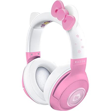 Kitty Headphones, Hello Kitty Headphones, Hello Kitty And Friends, Adjustable Headband, Gaming Headphones, Hello Kitty Items, Wireless Headset, Pc Cases, Gaming Headset