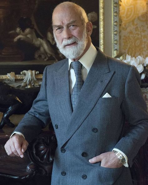 Prince Michael of Kent . Some facts you (probably) don't know; . . 🇷🇺 The Prince is fluent in French & having a "working knowledge" of… Back In 1972, British Prince, Prince Michael Of Kent, Ap Royal Oak, Lady Louise Windsor, George Vi, British Royalty, Royal Oak, Gentleman Style