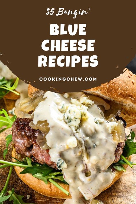 What To Do With Blue Cheese, Crumbled Blue Cheese Recipes, Blue Cheese Soup Recipes, Chicken And Blue Cheese Recipes, Chicken Blue Cheese Recipes, Recipes Using Blue Cheese, Recipes With Blue Cheese, Blue Cheese Meatballs, Bleu Cheese Recipes