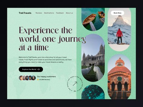 Tourism Website Design, Travel Blog Website, Travel Branding, Elementor Templates, Travel Website Design, Design Sites, Website Banner Design, Travel Poster Design, Tourism Website