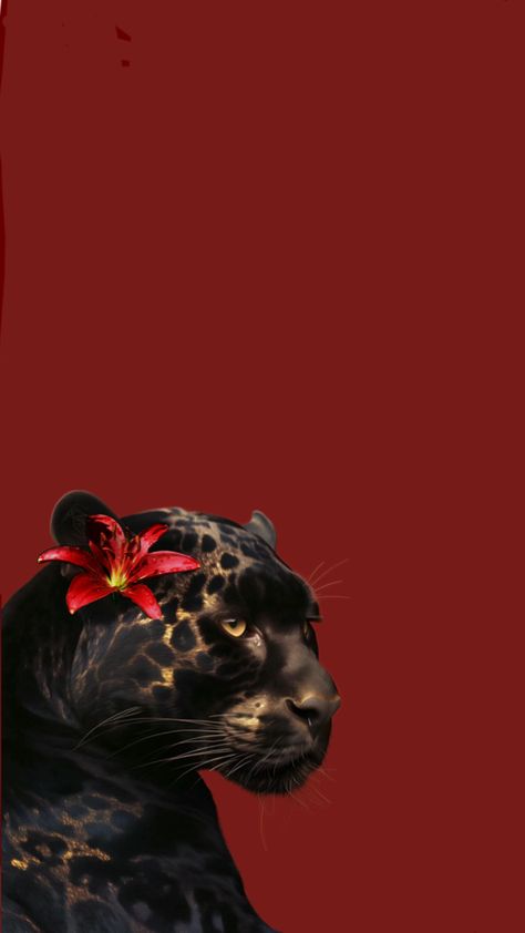 Red Aesthetic Black Women, Leopard Print Wallpaper Aesthetic, Lion Art Wallpaper, Red Aesthetic Dark Hot, Baddie Lockscreen Aesthetic, Cheetah Print Aesthetic, Nails Wallpaper, Red Jaguar, Red Collage