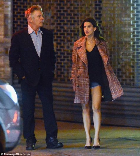 Hilaria Baldwin shows off toned legs on date with Alec Hilaria Baldwin, Night In New York, Tone Legs, Toned Legs, On Date, Date Night In, Night In, Date Night, York City