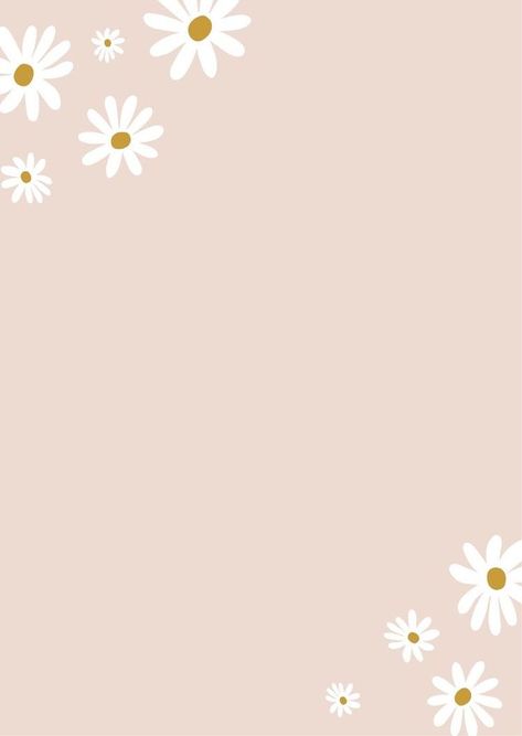 Daisy Baby Shower Theme Pink, Daisy Invitations, Daisy Background, Flower Birthday Party, Baby Birthday Decorations, Daisy Party, Baby Shower Deco, Invitation Background, Simple Phone Wallpapers