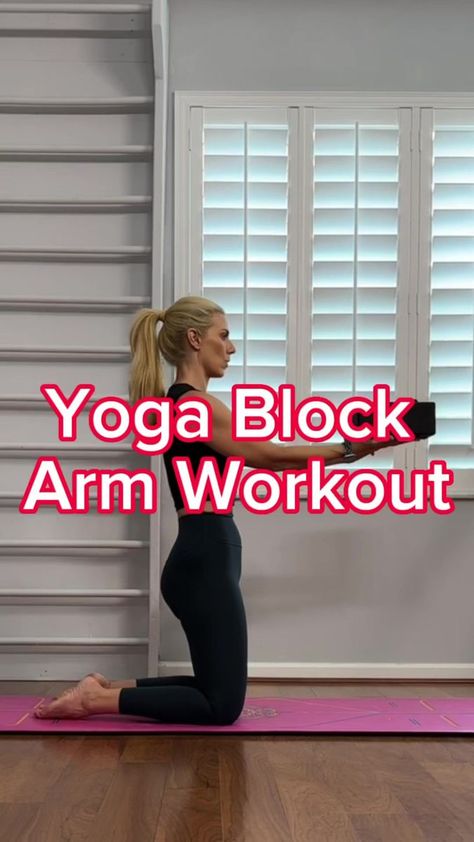 🔥SAVE THIS!🔥Did you know you can get a killer arm workout with just yoga blocks?! Try this set! No breaks in between exercises! Give it a try and TAG A FRIEND! #armworkout #upperbodyworkout #overforty | Beach Yoga Girl - Kerri Verna | Ciel · No Lies Remix (Elevated Mind) (Instrumental) Yoga Block Workout, Yoga Block Exercises, Killer Arm Workout, Yoga Blocks Exercises, Arm Work, Beach Yoga, Yoga Block, Yoga Asanas, Yoga Girl