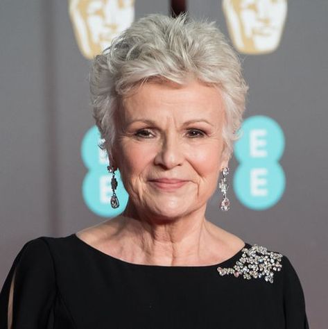 HAPPY 71st BIRTHDAY to JULIE WALTERS!! 2/22/21 Born Julia Mary Walters, English actress, comedian, and author. She is the recipient of four British Academy Television Awards, two British Academy Film Awards, two International Emmy Awards, a BAFTA Fellowship, and a Golden Globe. Walters has been nominated twice for an Academy Award, once for Best Actress and once for Best Supporting Actress. 71st Birthday, Happy 70th Birthday, Julie Walters, Annette Bening, Miss Peregrines Home For Peculiar, Peculiar Children, Home For Peculiar Children, Short Grey Hair, Tv Awards