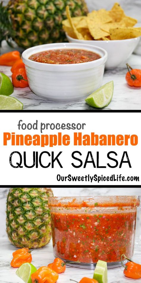 Salsa Recipe With Fresh Tomatoes, Recipe With Fresh Tomatoes, Snacks Spicy, Habanero Recipes, Restaurant Salsa, Quick Salsa, Pineapple Salsa Recipe, Habanero Salsa, Salsa Guacamole