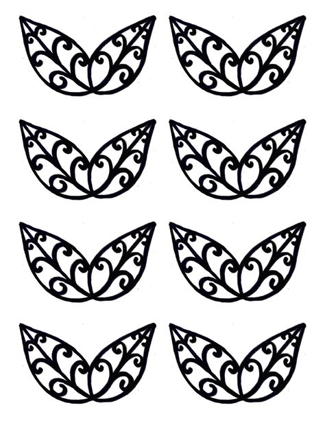 Leaves stencil. Same directions as the butterfly stencil Chocolate Butterfly, Chocolate Template, Leaves Stencil, Royal Frosting, Chocolate Toppers, Chocolate Butterflies, Royal Icing Templates, Chocolate Work, Chocolate Garnishes