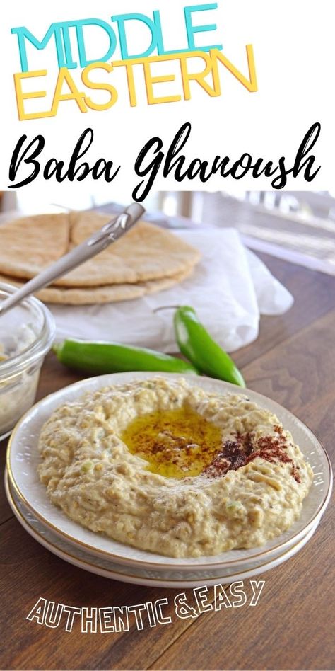 Eggplant Tahini, Baba Ghanoush Recipe, Baba Ganush, Baba Ganoush Recipe, Dip Healthy, Babaganoush Recipe, Tahini Dip, Roasted Eggplant Dip, Baba Ghanoush