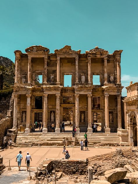 Ephesus Ancient City, Turkiye, Travel Ephesus Ancient City, Travel Vibes, Old And New Testament, Ancient City, Lost City, Cheap Flights, Ancient Cities, The Spot, New Testament