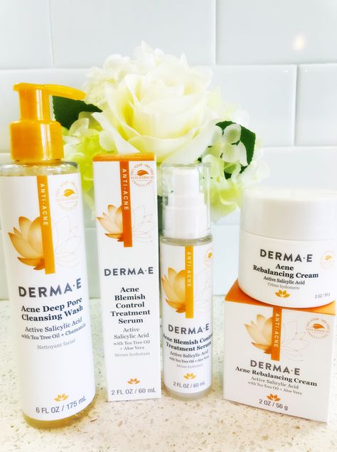 Beat Acne with DERMA E's Acne Products! #DERMAESOCIAL #DERMAE Derma E, Acne Cleaning, Botanics Skin Care, Pore Cleanser, Acne Cream, Natural Acne, Acne Face Wash, Best Face Wash, Acne Cleansers