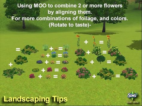 Sims 3 Building Ideas, Sims 3 Garden Ideas, Sims4 Landscaping, Sims Landscaping Ideas, Sims 3 Gameplay Ideas, The Sims 4 Landscaping, Sims 4 Landscape, Sims 3 Ideas, Sims Tips