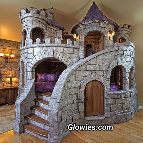 Diy Castle, Wood Castle, Monique Lula, Castle Bed, Castle, Dream House, Bed, Wood