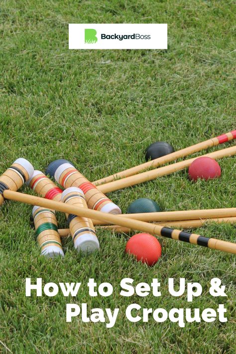 Croket Game, How To Play Croquet, Croquet Court, Hay Bale Seating, Outdoor Wedding Reception Decorations, Backyard Decorating, Fun Awards, Big Fat Indian Wedding, Family Ideas