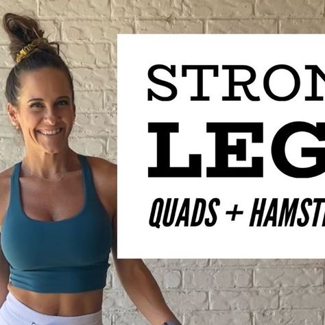 Dana | Fitness Coach on Instagram: "🙋🏻‍♀️Who wants to build STRONG LEGS?!  Duh! Who wouldn’t?!  Well this lower body day focuses primarily on the QUADS + HAMMIES…the upper part of the leg. I love working these two muscle groups together bc, along with your glutes-these muscles are the easiest to build stronger and can tolerate more weight than most other muscles in your body!   Grab some medium-heavy weight DBs for your activity level and challenge yourself on this #legday. I’m using 15lbs for reference.  QUAD + HAMSTRING STRENGTH REPS: 8 ROUNDS: 3 1️⃣Quad Focused Curtsy Lunge  2️⃣Sumo Squat + Sumo Deadlift  3️⃣Quad Extension 4️⃣Front Squat + Incline RDL  5️⃣Wall Assisted Bulgarian Split Squat + SL RDL (each side)  #fit #funworkouts #fitover30 #leg #legday #legsworkout #fitmom #workout # Sumo Deadlift, Bulgarian Split Squats, Front Squat, Muscles In Your Body, Strong Legs, Split Squat, Leg Extensions, Legs Workout, Fitness Coach