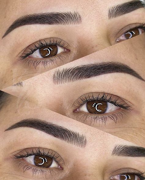 Medium Arch Eyebrows Shape, Microblading Styles, Eyebrow Inspiration, Microshading Eyebrows, Combination Brows, Eyebrows Goals, Ombre Eyebrows, Best Eyebrow Makeup, Eyebrow Design